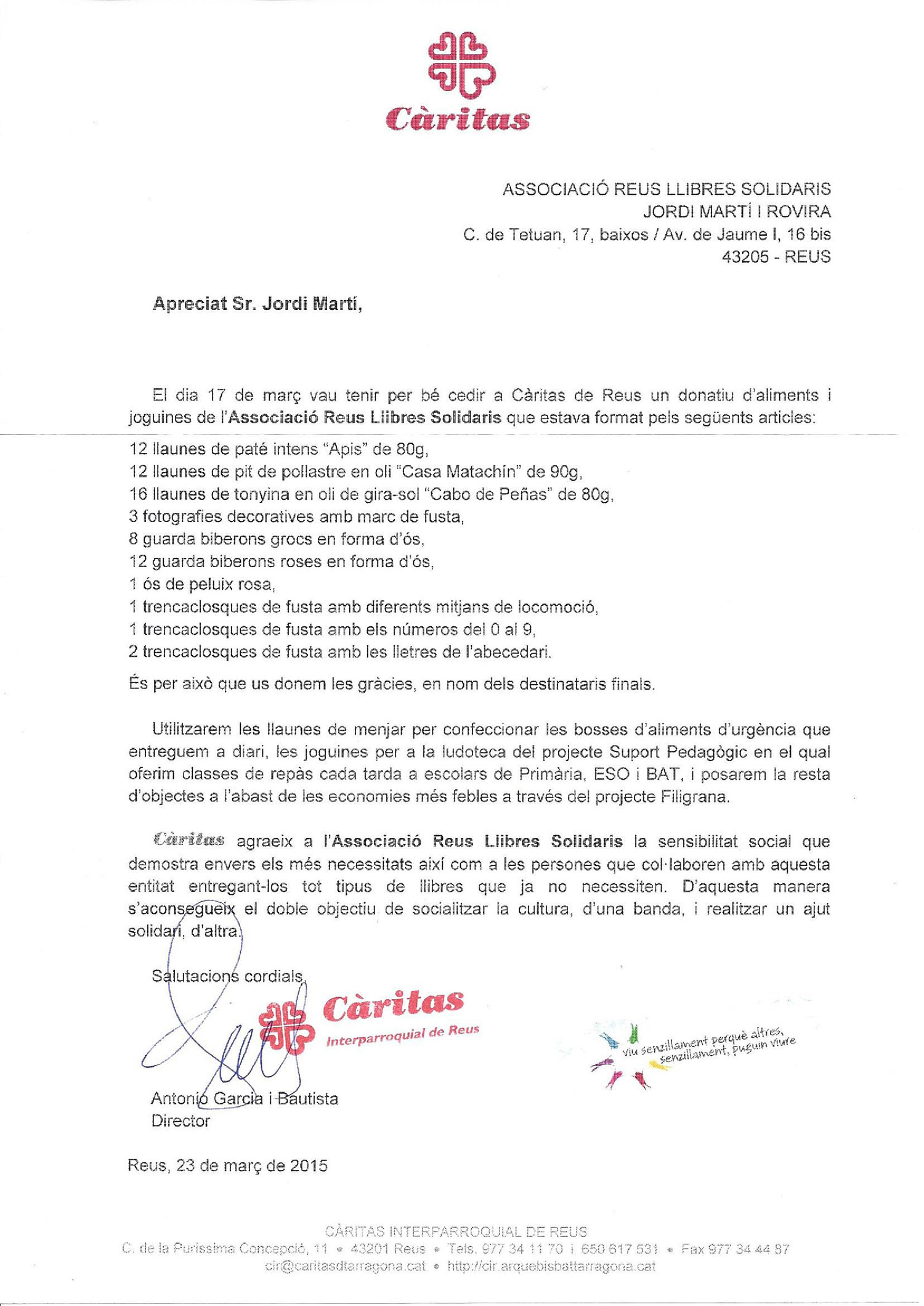 carta-de-agradecimiento-de-Caritas-a-ARLS-del 23-03-2015